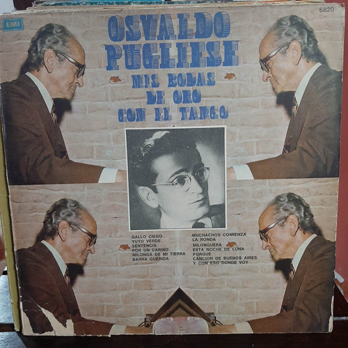 Vinilo Osvaldo Pugliese Mis Bodas De Oro Con El Tango T1