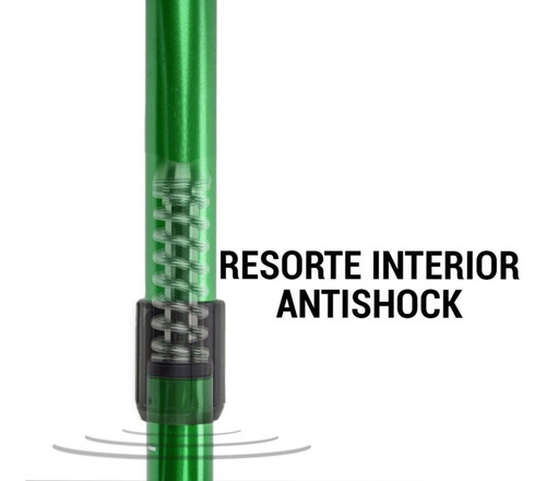 Imagen 7 de 10 de Baston Trekking Baston Montaña Ski Telescopic Alumin Plegabl