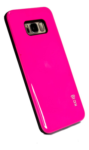 Funda Alto Impacto Lisa Brillosa Para Samsung S8