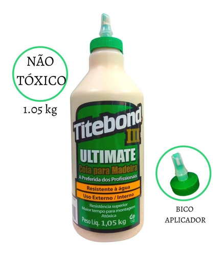 Cola Para Madeira Titebond Ultimate 3  946ml 