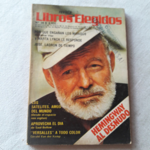 Revista Libro Elegido Nº 36 Junio 1979 Hemingway 