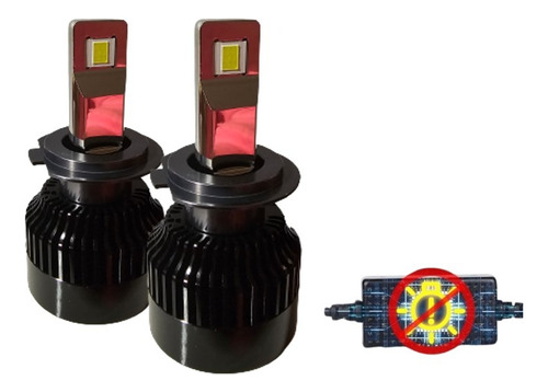 Turbo Led Ampolleta H7 Alto Brillo 120w 160000lm 6000k