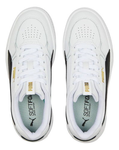 Tenis Puma Karmen Rebelle Jr Blanco Negro Mujer 388420-02