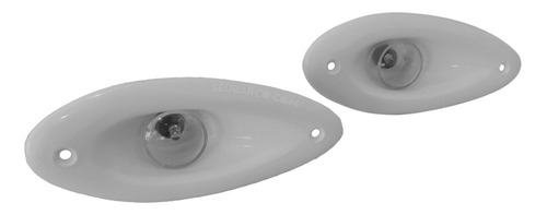Sinalizador Bombordo-boreste Tipo Olho De Tubarão (branco)