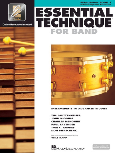 Essential Technique For Band, Percussion Book 3: Intermediat