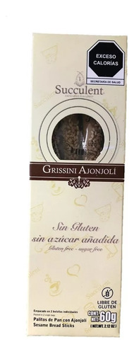 Grissini Ajonjoli Sin Gluten Sin Azúcar 60g Suculent