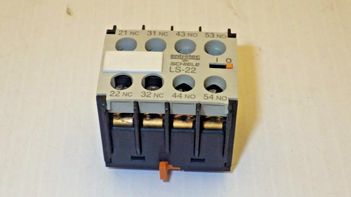 Entretec Schiele Ls-22 Auxiliary Contact 10a 690v 2no/2n Bbd