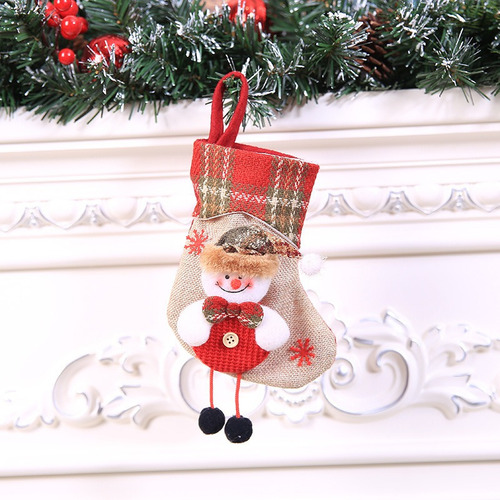Set De 8 Botas Pequeñas Navideñas