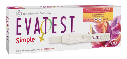 Evatest Simple Test De Embarazo Rapido Facil De Leer
