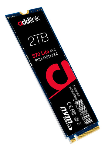 Disco Duro Solido Addlink 2tb Ssd M.2 2280 Nvme Pcie 3.0 Gen