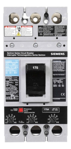 Interruptor Siemens 3x175 Amp Fxd63b175 Nuevo Envío Gratis