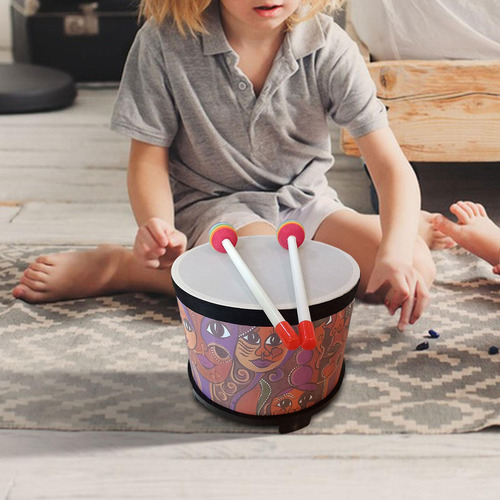 Tambor Tom De Suelo Para Niños, Tambor Bongo Que Desarrolla