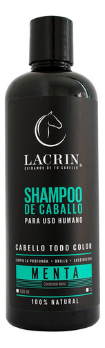 Shampoo De Caballo Lacrin Menta Limpieza Profunda 500ml