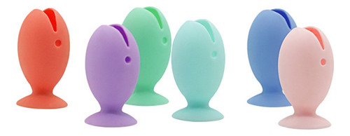 Soporte De Silicona Para Cepillos De Dientes Con Forma De Pe