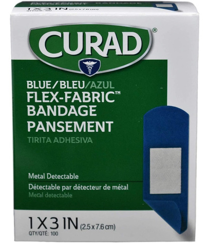 Venditas/curitas Azules Con Metal Detectable