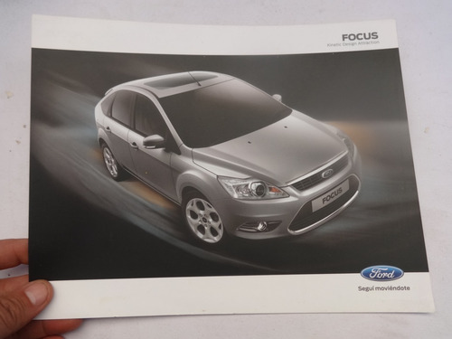 Ford Focus 2012 Antiguo Folleto No Manual 2011 Auto 