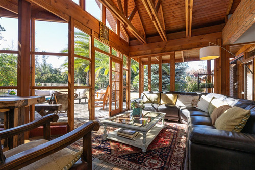 Gran Terreno Con Casa En Lo Barnechea