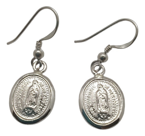 Aretes Plata /medalla Troquel Antiguo