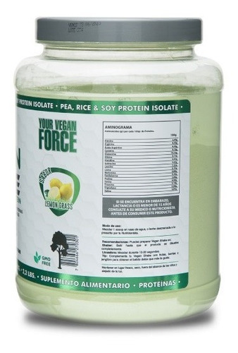 Imagen 3 de 6 de Proteina Vegana Vegan Shake 1 Kg. Winkler Nutrition