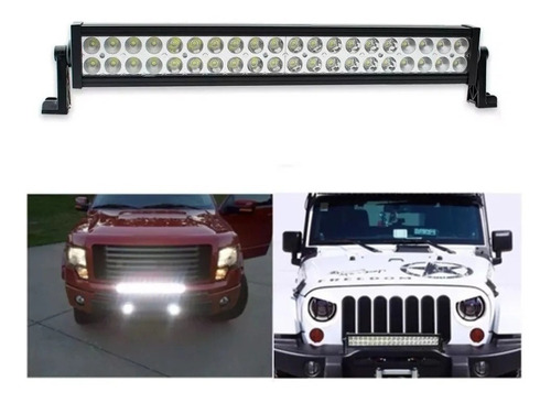 Luz Barra Led 120w Neblinero 4x4 Auto Camioneta Spot+flood