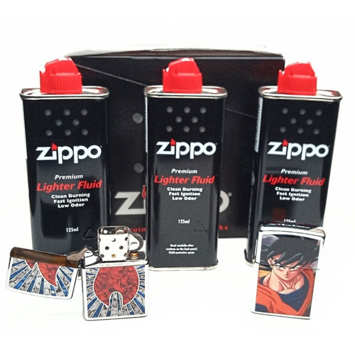Repuesto Liquido Zippo Bencina Recarga Original Encendedores