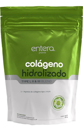 Suplemento en polvo Entera Pharma Cuidado y Salud Colágeno de 30 un