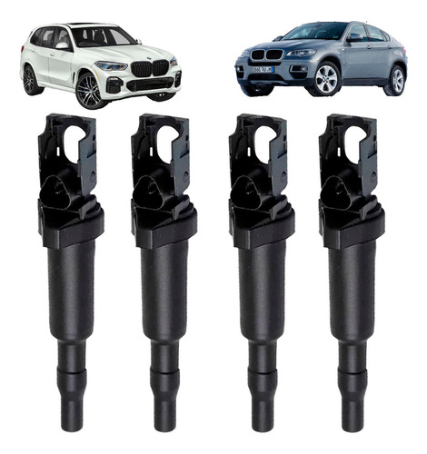 Bobina Encendido Para Bmw X5 X6 4.4 2013 2014 Set 4 