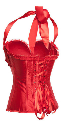 Az. Sexy Pijama Fajas Ajustadas Con Corsé De Corte