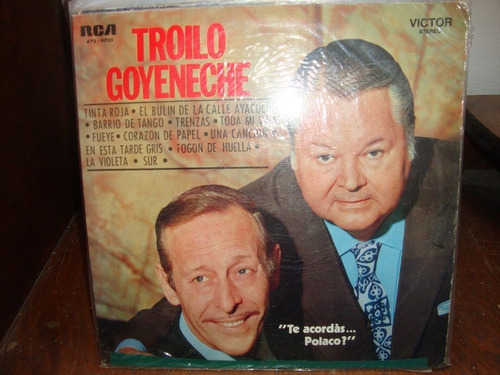 Vinilo Anibal Troilo Goyeneche Te Acordas Polaco T3