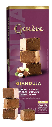 Geneve Gianduja - Chocolate Negro Premium Con Cubos De Avell