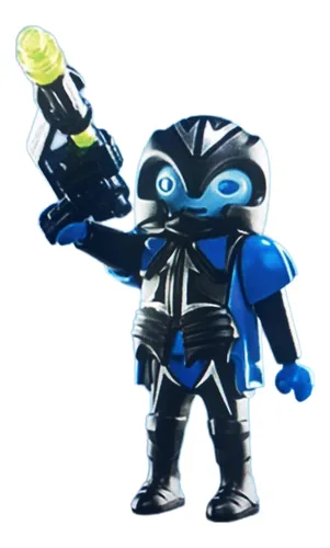 Playmobil Da Série 4 Alienígena De Marte Azul
