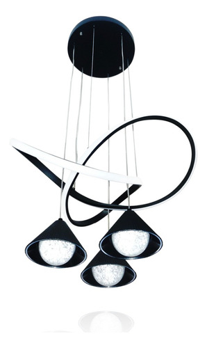 Lámpara Colgante Techo 3 Tonos De Luz Led 60w Jwj