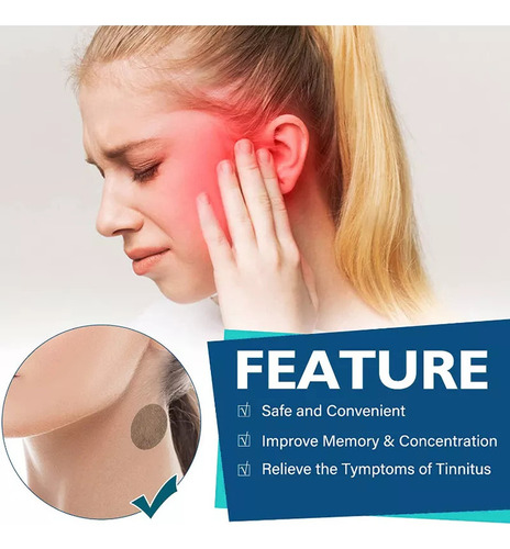 - W 60 Parches De Tratamiento Tinnitus A Base De Hierbas R