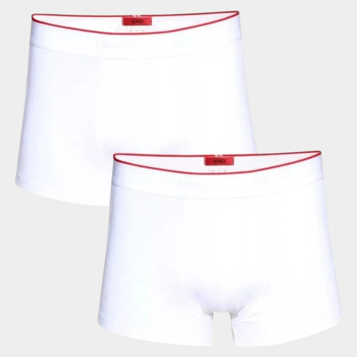 Boxer Hugo Blancos 2pack Trunk Hombre 50102701 Original