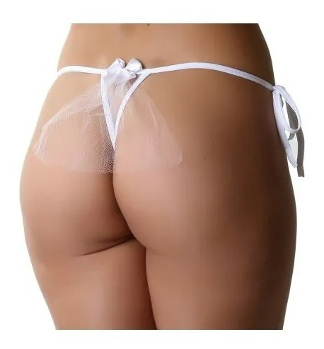 Imagen 2 de 2 de Tanga Fantasía Novia Enamorada Mimi.