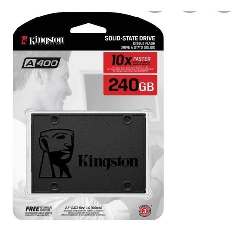 Disco Estado Solido Ssd 240gb Kingston A400 2.5 Nuevo