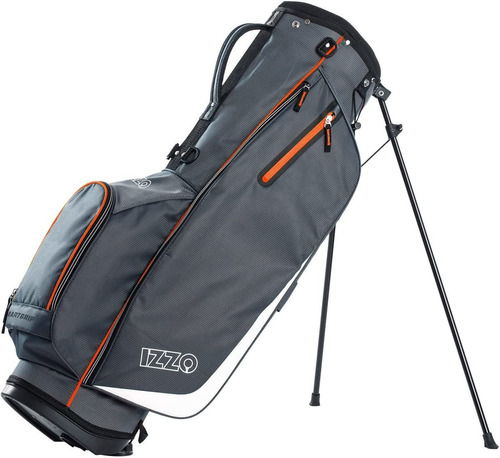 Bolsa Con Soporte Para Palos De Golf Izzo Ultra Lite/naranja