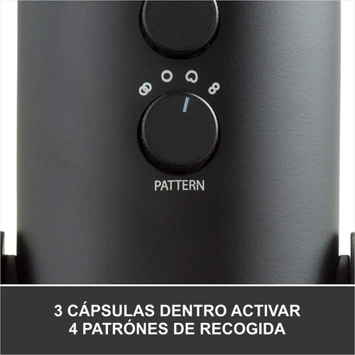 Micrófono Streaming Usb De Condensador Blue Yeti Pc/mac