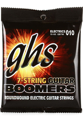 Encordado Ghs Electrica Gb7m 7 Cuerdas 010-60 Boomers Usa