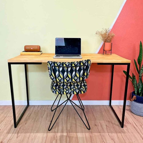 Pé Mesa Base Industrial L Altura 75 Cm Escrivaninha Angular