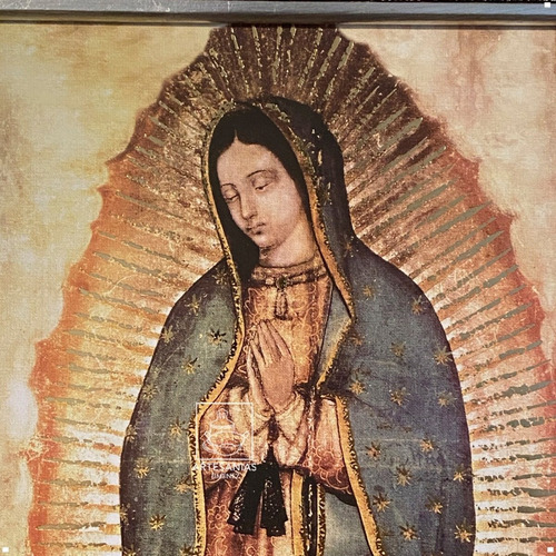 Imagen 3 de 5 de Cuadro De La Virgen De Guadalupe 88x69 Cm Replica Autorizada
