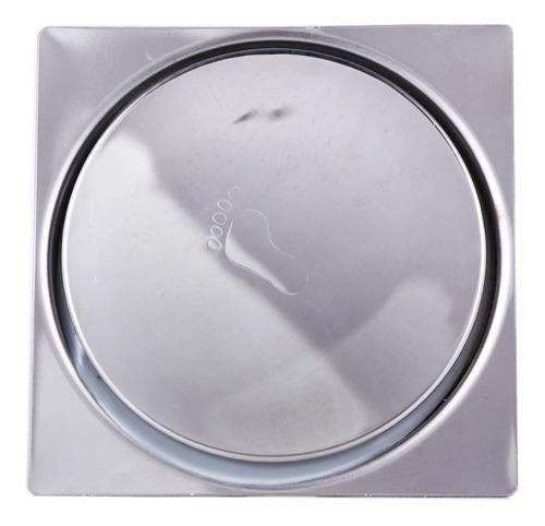Ralo Inteligente Click Para Banheiro 15x15 Cm Inox