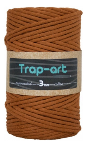 Algodón Peinado Para Macramé 3 Mm Trap Art Teja