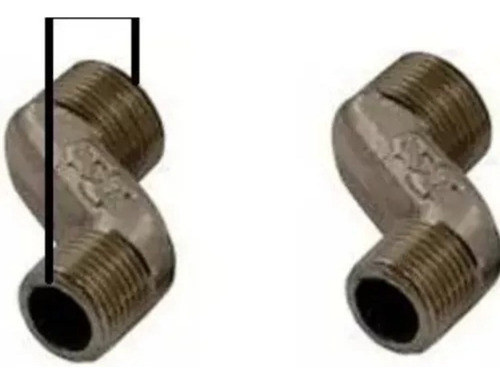 Par Codo Excéntrico Grifería Canilla De Exterior Para Pared