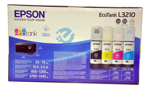 Imagen 5 de 8 de Impresora Multifuncional Epson Ecotank L 3210 Tinta Continua