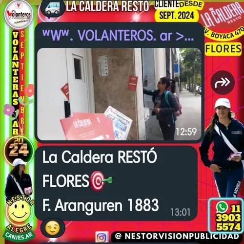 Volanteros Garantia Real Reparto De Volantes Nestor Alegre