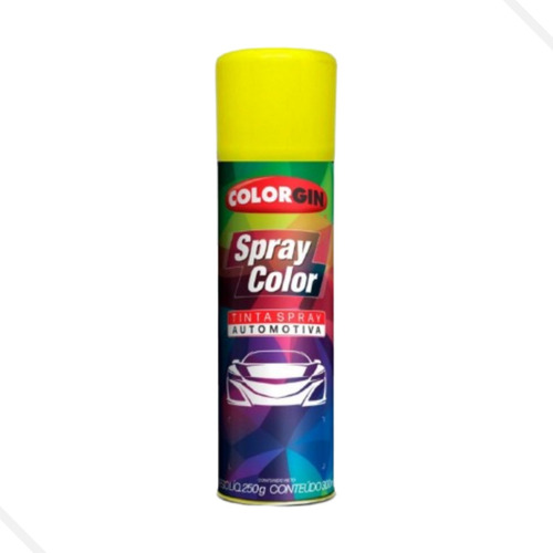 Tinta Spray Automotivo Colorgin Amarelo Imperial  - 300ml