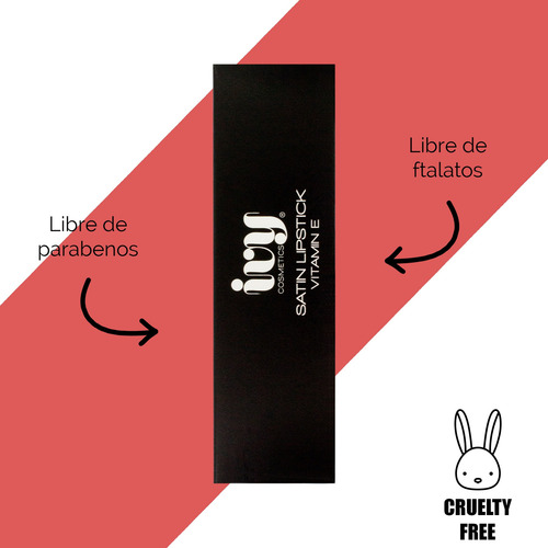Labial Satinado Ivy Con Colageno Y Vitamina E Ginger Kisser