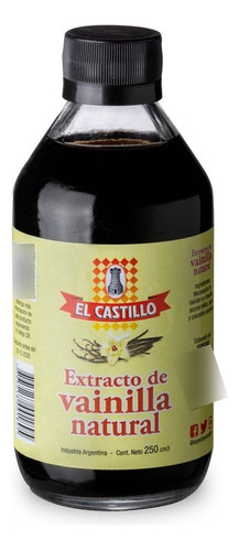 Extracto De Vainilla Natural El Castillo 250cm3
