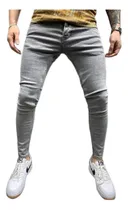 Comprar Pantalones Jeans Pitillo Strech Para Hombre 